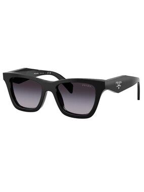 NEW PRADA PR C07S 16K90A Women’s Sunglasses Black Grey Gradient 52mm